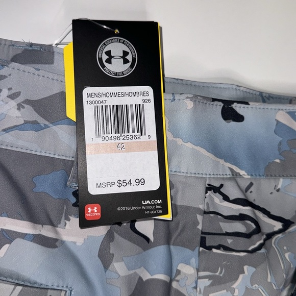NWT Under Armour UA Men Storm Fish Hunter Cargo Shorts GRAY 1300047 926 … - Picture 6 of 6